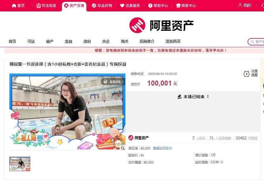 记者, 得拍卖